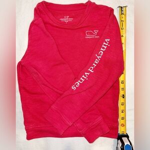 Vineyard Vines Kids Bright Pink Long Sleeve Tee